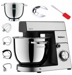 ROBOT KUCHENNY PLANETARNY WEBBER SM16 MIKSER 2000W MISA 5,2L WIELOFUNKCYJNY. Roboty kuchenne Webber. Za 467.13 zł.