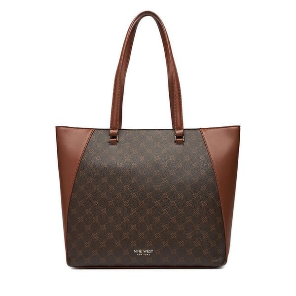 Torebka Nine West. Brązowe shopperki damskie Nine West, bez wzorów, bez dodatków. Za 349.99 zł.