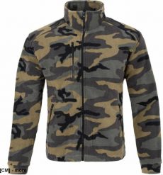 JHK FLRA 340 - bluza polarowa unisex, gruba posiada bardzo dobre właściwości cieplne - moro 2XL. Bluzy sportowe męskie JHK, m, bez wzorów, z polaru, bez kaptura. Za 101.86 zł.