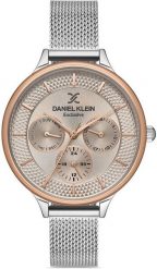 Zegarek TAYMA Daniel Klein Exclusive Zegarek damski różowe złoto tarcza (DK.1.12990-5). Czerwone zegarki damskie TAYMA, złote. Za 162.99 zł.