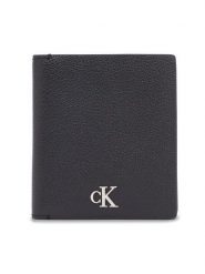 Calvin Klein Portfel K50K511449 Czarny. Czarne portfele męskie Calvin Klein, bez wzorów, ze skóry. Za 209.99 zł.