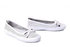 ARTIKER RELAKS 58C0783 white, baleriny damskie. Białe balerinki damskie Artiker Relaks, na lato, bez wzorów, ze skóry, bez obcasa, bez zapięcia. Za 148.67 zł.