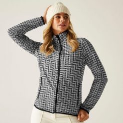 Bluza damska rozsuwana Descend II Dare 2b. Czarne bluzy damskie Dare 2B, na zimę, bez wzorów, z dzianiny, sportowe, bez ramiączek, bez kaptura. W wyprzedaży za 290.00 zł.