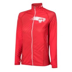 Bluza damska do biegania rozpinana EXTREME HOBBY POLSKA PRIME. Czerwone bluzy damskie EXTREME HOBBY, na jesień, s, bez wzorów, z elastanu, sportowe, bez ramiączek, bez kaptura. Za 219.00 zł.