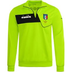 Bluza męska Diadora Sweat Training żółta. Czarne bluzy sportowe męskie Diadora, m, bez wzorów, bez kaptura, do jazdy konnej. Za 186.99 zł.