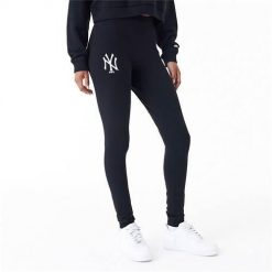 Spodnie sportowe damskie New Era 60435319. Czarne spodnie dresowe damskie New Era, bez wzorów, sportowe. Za 345.00 zł.