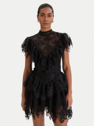 Bardot Sukienka koktajlowa Tarryn 60305DB Czarny Slim Fit. Czarne sukienki damskie Bardot, bez wzorów, z syntetyku, wizytowe, bez kołnierzyka, bez ramiączek. Za 799.99 zł.