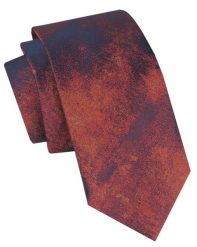 Klasyczny, Męski Krawat Alties - Odcienie Miedzi. Krawaty i muchy Alties, bez wzorów, z tkaniny, eleganckie. Za 49.00 zł.