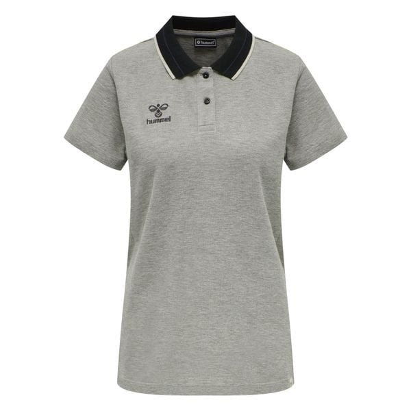 Damska koszulka polo Hummel Move. Szare bluzki damskie Hummel, l, bez wzorów, sportowe, bez kołnierzyka, bez ramiączek. Za 141.50 zł.