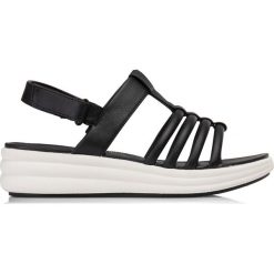 Clarks Sandały Clarks Drift Ease 26164967. Sandały damskie Clarks, bez wzorów, bez obcasa, bez zapięcia. Za 181.30 zł.