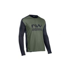 Koszulka rowerowa mtb NORTHWAVE EDGE Jersey LS zielona. Czarne bluzy męskie Northwave, m, bez wzorów, z jersey, sportowe, bez ramiączek, bez kaptura. Za 179.99 zł.