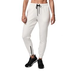 Spodnie dresowe damskie STRONG ID Go For Bold. Białe spodnie dresowe damskie STRONG ID, bez wzorów, z dresówki, sportowe, na fitness i siłownię. Za 159.99 zł.
