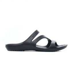 Klapki męskie Crocs Kadee Ii. Czarne klapki męskie Crocs, bez wzorów, z materiału, bez zapięcia. W wyprzedaży za 129.00 zł.