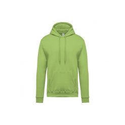 Bluza z kapturem Kariban. Zielone bluzy męskie KARIBAN, m, bez wzorów, bez ramiączek, z kapturem. Za 175.00 zł.