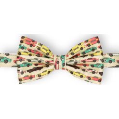 Mucha Męska, Beżowa w Samochody, Bez Poszetki -EM Men's Accessories. Brązowe krawaty i muchy Em men's accessories, bez wzorów, eleganckie. Za 49.99 zł.