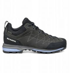 Buty zodiac gtx women-anthracite- lavender-38,5 SCARPA. Niebieskie obuwie trekkingowe damskie Scheppach, bez zapięcia. Za 949.99 zł.
