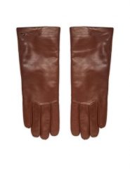 Weekend Max Mara Rękawiczki Damskie Senapeshort 2525566035 Brązowy. Brązowe rękawiczki damskie Weekend Max Mara, bez wzorów, ze skóry. Za 669.99 zł.