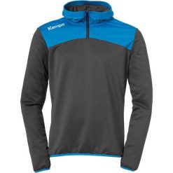 Bluza z kapturem Emotion 2.0 Kempa Quarter Zip. Brązowe bluzy sportowe męskie Kempa, l, bez wzorów, z kapturem, na fitness i siłownię. Za 211.00 zł.