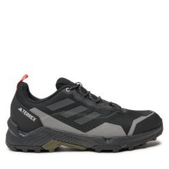 Trekkingi adidas. Czarne buty zimowe męskie Adidas, bez wzorów, bez obcasa, bez zapięcia. Za 379.99 zł.