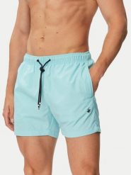 Beverly Hills Polo Club Szorty kąpielowe P-SS26M-UNION Turkusowy Regular Fit. Niebieskie kąpielówki męskie Beverly Hills Polo Club, m, bez wzorów, z syntetyku. Za 159.99 zł.