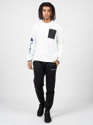 Champion Bluza | 213722 | Mężczyzna | Biały. Białe bluzy męskie Champion, m, bez wzorów, z dzianiny, bez ramiączek, bez kaptura. W wyprzedaży za 149.00 zł.