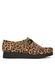 Clarks Półbuty WallabeeEVOSh 26184612 Brązowy. Brązowe półbuty damskie Clarks, bez wzorów, ze skóry, bez obcasa, na płaskiej podeszwie, bez zapięcia. Za 529.99 zł.