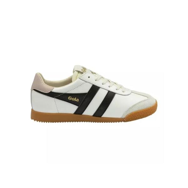 Baskets Femme Baskets Gola GOLA ELAN LEATHER Blanc Blanc Gola. Białe obuwie sportowe damskie Gola, bez wzorów, bez zapięcia. Za 468.00 zł.