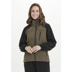 Kurtka przeciwdeszczowa damska Weather Report AWG Camelia W-PRO 15000. Brązowe kurtki sportowe damskie Weather Report, bez wzorów, bez ramiączek, bez kaptura, trekkingowe. Za 399.99 zł.