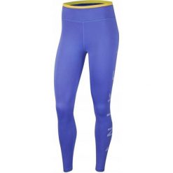 Damskie Legginsy Sportowe Nike One Icon Clash Sport. Niebieskie legginsy sportowe damskie Nike, bez wzorów, bez zapięcia, na fitness i siłownię. Za 132.00 zł.