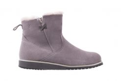Śniegowce Emu Beach Mini Dove Grey 18, Szary , Skóra naturalna - 36. Szare śniegowce damskie EMU, z gumy, bez zapięcia. W wyprzedaży za 179.10 zł.