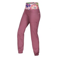 Spodnie do wspinaczki Ocun SANSA PANT LD. Czerwone spodnie sportowe damskie Ocun, bez wzorów, sportowe, trekkingowe. Za 303.99 zł.