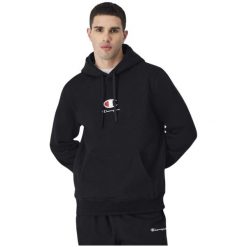Bluza męska Champion Hooded 220268. Czarne bluzy męskie Champion, m, bez wzorów, bez kaptura. Za 232.00 zł.