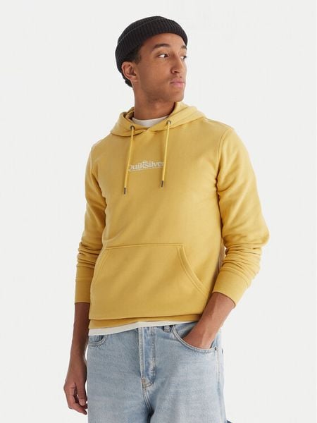 Quiksilver Bluza Screen Fleece Fineline EQYFT05136 Żółty Regular Fit. Żółte bluzy męskie Quiksilver, l, bez wzorów, z bawełny, bez ramiączek, bez kaptura. Za 229.99 zł.