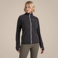 Kurtka damska Craghoppers NosiLife Anya. Brązowe kurtki sportowe damskie Craghoppers, bez wzorów, z polaru, bez ramiączek, bez kaptura, trekkingowe. Za 371.25 zł.