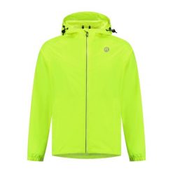 Kurtka przeciwdeszczowa Rogelli Commuter Core. Żółte kurtki męskie Rogelli, m, bez wzorów, biznesowe, bez kaptura. Za 240.00 zł.