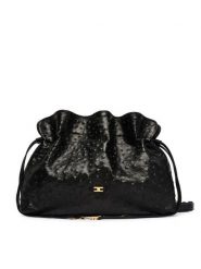 Elisabetta Franchi Torebka BS-52N-62E2-V790 Czarny. Czarne torebki do ręki damskie Elisabetta Franchi, bez wzorów, ze skóry, bez dodatków. Za 3,359.00 zł.