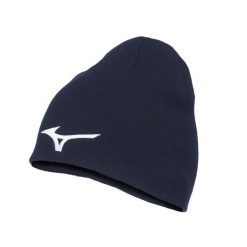 Czapka Mizuno Promo Beanie. Czarne czapki damskie Mizuno, bez wzorów, z materiału. Za 125.50 zł.