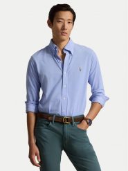 Polo Ralph Lauren Koszula 710P03967001 Niebieski Regular Fit. Niebieskie koszule męskie Polo Ralph Lauren, m, bez wzorów, z bawełny, biznesowe, bez kołnierzyka, bez ramiączek. Za 729.99 zł.