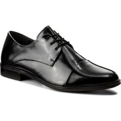 Półbuty LASOCKI FOR MEN MI08-C318-356-01. Czarne półbuty męskie Lasocki For Men, bez wzorów, z lakierowanej skóry, bez obcasa, bez zapięcia. Za 189.99 zł.