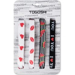 Zestaw sznurówek do obuwia TOGOSHI - TG-LACES-120-4-WOMEN-006 Biały Czarny Kolorowy. Białe piżamy męskie Togoshi, bez wzorów, z materiału, bez kołnierzyka, bez ramiączek. Za 39.00 zł.