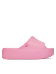 Melissa Klapki Free Platform Slide Ad 35859 Różowy. Czerwone klapki damskie Melissa, bez wzorów, z tworzywa sztucznego, bez obcasa, bez zapięcia. Za 259.99 zł.
