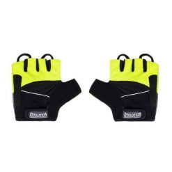Rękawiczki rowerowe Yellow Style Evolution Professional Equipment. Czarne rękawiczki męskie EVOLUTION PROFESSIONAL EQUIPMENT, bez wzorów, z materiału. Za 25.90 zł.