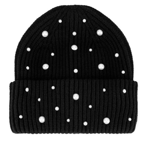 Czapka Jenny Fairy. Czarne czapki damskie Jenny Fairy, na zimę, bez wzorów. Za 59.99 zł.