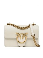 Pinko Torebka Love One Mini Dc PE 23 PRR 100074 A0F1 Écru. Torebki do ręki damskie Pinko, bez wzorów, ze skóry, bez dodatków. Za 1,239.00 zł.