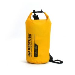 Wodoodporna torba RESTUBE Drybag 10 l z paskiem na ramię, żółta. Żółte torby na ramię męskie RESTUBE, na ramię. Za 74.90 zł.