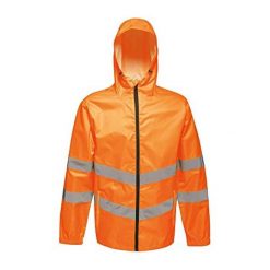 Kurtka Odblaskowa Unisex Dla Dorosłych HiVis Łatwe Pakowanie. Żółte kurtki męskie Regatta, xl, bez wzorów, sportowe, bez kaptura. Za 161.99 zł.