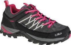 Buty trekkingowe damskie CMP Rigel Low szare r. 36. Szare obuwie trekkingowe damskie CMP, bez zapięcia. Za 352.24 zł.