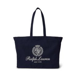 Torebka Polo Ralph Lauren. Czarne shopperki damskie Polo Ralph Lauren, bez wzorów, bez dodatków. Za 519.99 zł.
