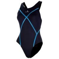 Strój Kąpielowy Aqua Sphere Capri – Czarno-Niebieski – Rozmiar 32. Czarne stroje kąpielowe damskie Aqua Sphere, s, bez wzorów. Za 687.51 zł.