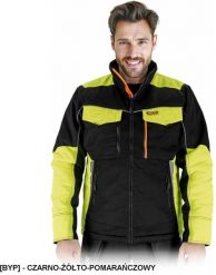 Kurtka męska Reis HARVERCOOL-WJ Kurtka męska ochronna ocieplana pikowana ocieplany kołnierz wiele kieszeni odblaski regulacja dołu rękawy ze ściągacze. Brązowe kurtki męskie Reis, m, bez wzorów, bez kaptura. Za 180.76 zł.